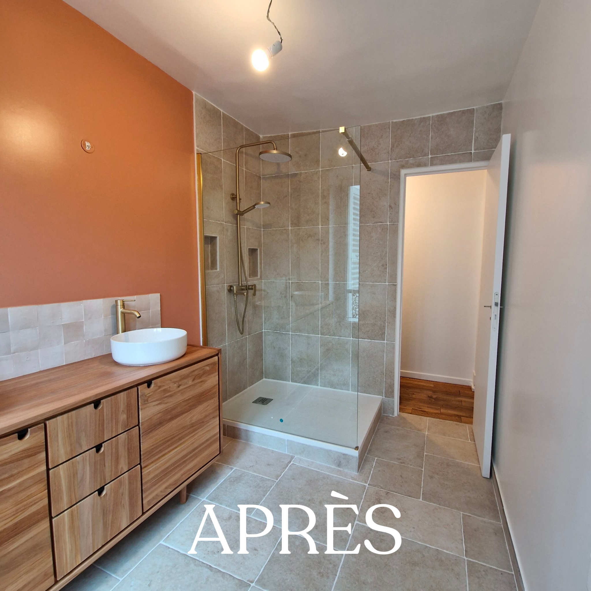 Photo après rénovation salle de bain